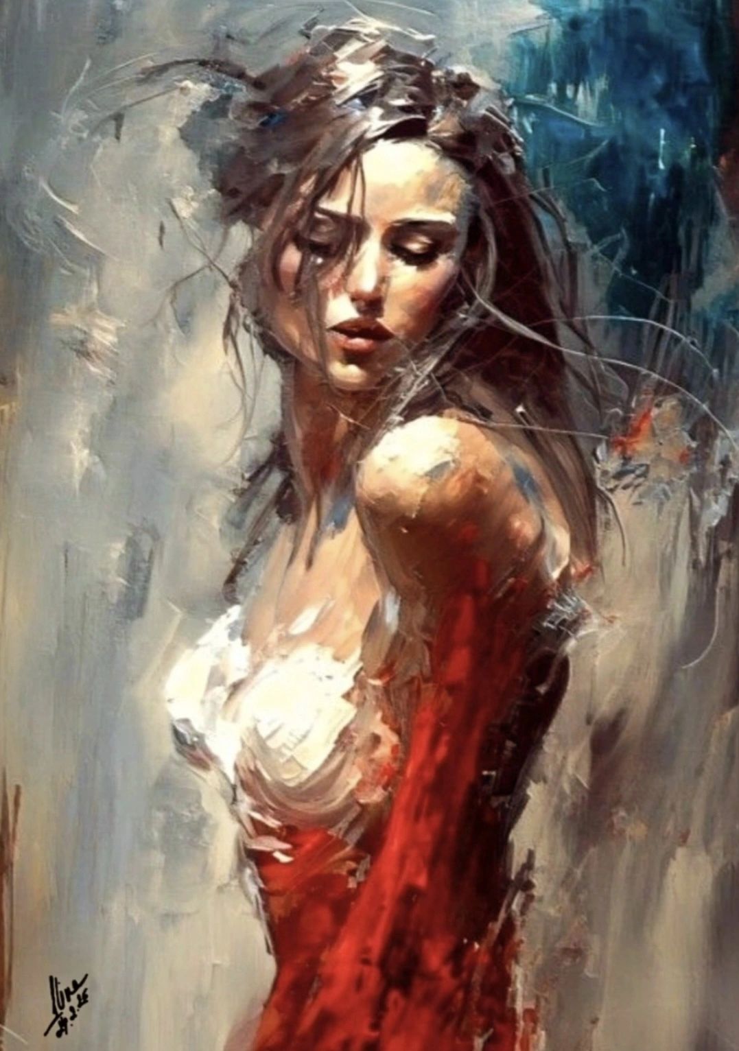 ArteDiAlina.com painting: Time goes by too fast ....